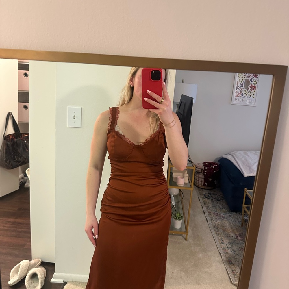 ASTR the label Brown Dress